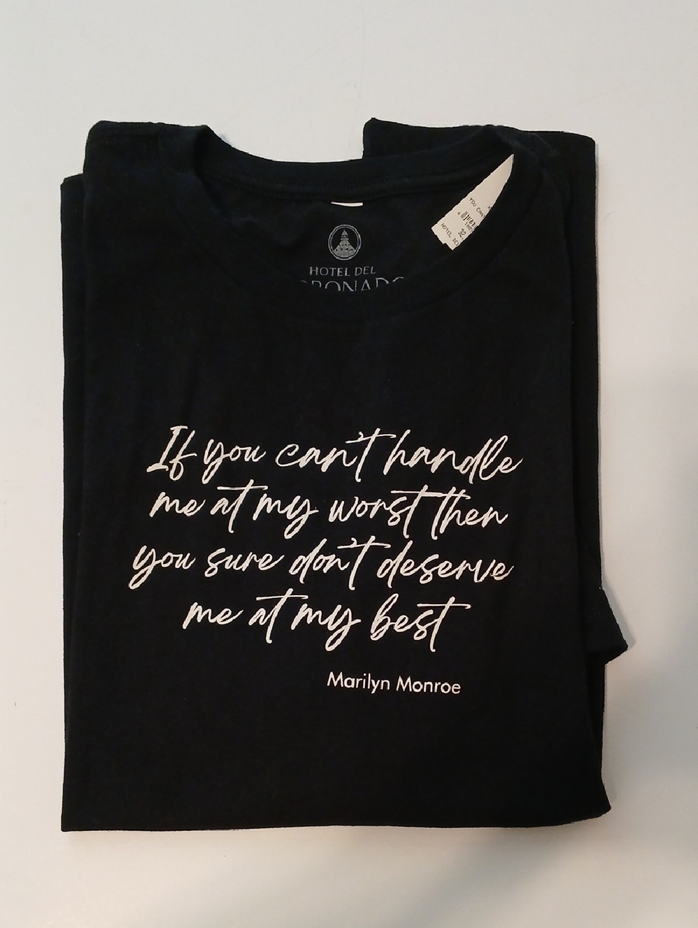 Black Marilyn Monroe Graphic Tee